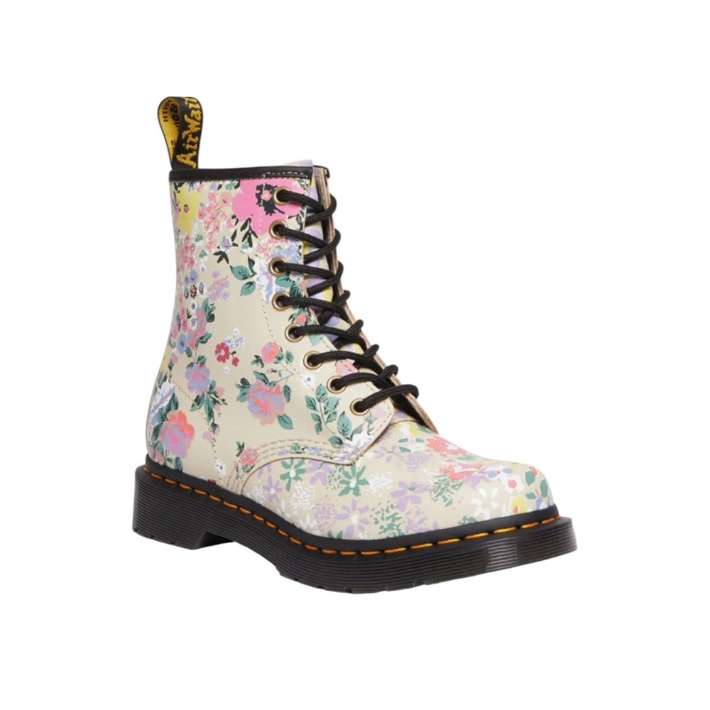 NWOB Doc Marten’s Pascal 1460 Floral Lace-Up Boots - Picture 2 of 5
